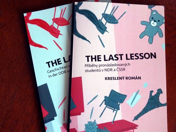 Představení komiksu The Last Lesson s příběhy studentů pronásledovaných v NDR a ČSSR