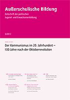 Zeitschrift Außerschulische Bildung Ausgabe 3-201