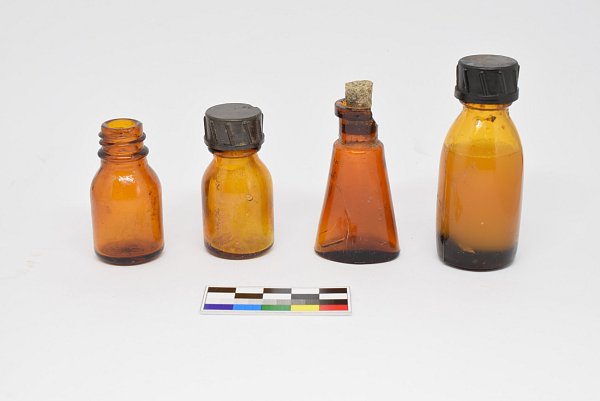 Lékovky nalezené při arch. průzkumu táborů Nikolaj a Eliáš II (zdroj Katedra arch. FF ZČU)